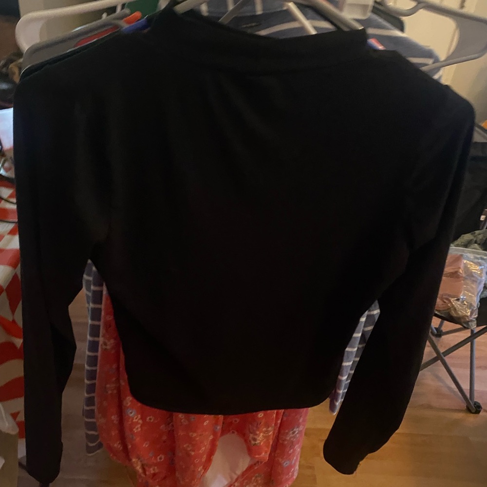 Black Long Sleeve Top